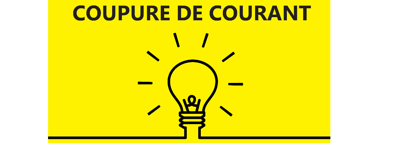 Information – Risque de coupure d’électricité